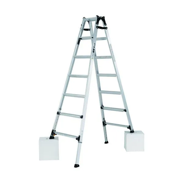 【直送・代引不可】アルインコ住宅機器事業部 アルインコ 伸縮脚立(ステップ幅広)210cm 最大使用質量100kg PRW210FX