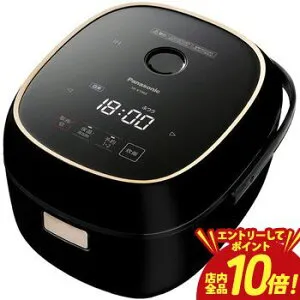 【P10倍（要エントリー）＋クーポン／お買い物マラソン】送料無料 パナソニック 炊飯器 SR-KT060 | SRKT060 IH炊飯器 3.5合炊き ブラック ホワイト 一人暮らし