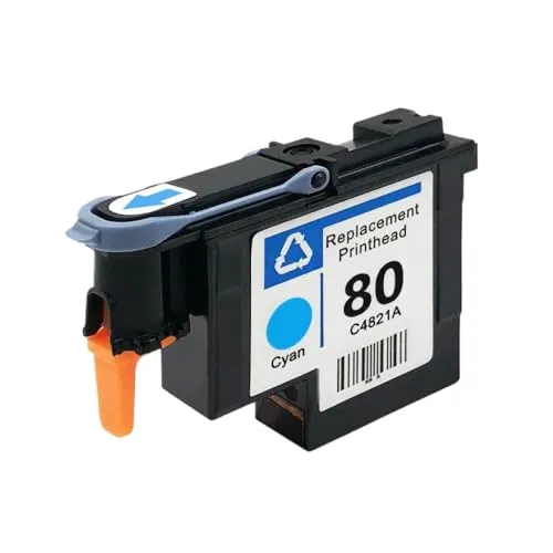 80 PrinThead C4820A C4821A C4822A C4823A DesignJet 1050 1055 1055CM 1050Cと互換性(1PCS Cyan)