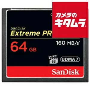 サンディスク Extreme PRO UDMA 7 コンパクトフラッシュカード 64GB 〔SDCFXPS-064G-J61〕 《納期約1ヶ月》