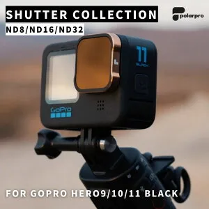 PolarPro GoPro HERO9/10/11/12/13 NDフィルター3枚セット (ND8,ND16,ND32) 減光 シャッターコレクション