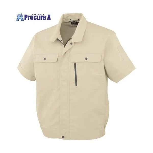 コーコス 半袖ブルゾンH-190 5アイボリー SS ■▼134-9561 H-190-5-SS 1枚