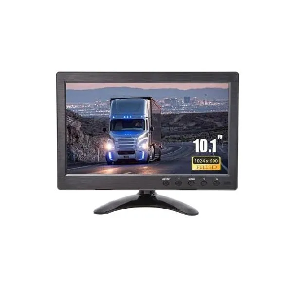 Yasoca 10.1 inch Small Portable Laptop Computer Monitor with HDMI VGA Port; Raspberry pi Display Screen Monitor; CCTV Monitor HD 1024x600 wit_並行輸入