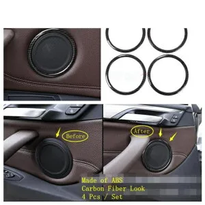 適用: BMW X1 F48 20i 25i 2016-2021 リード ライト ヘッド ランプ ダッシュボード エア AC パネル カバー トリム カーボンファイバー インテリア アクセサリー タイプA AL-OO-5069 AL Interior parts for cars