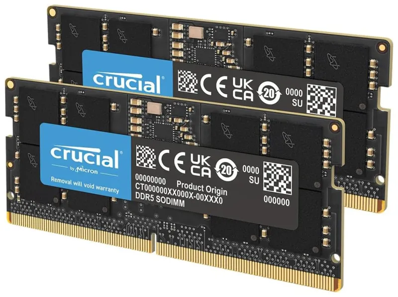 Crucial 新品 PCハード Crucial ノートPC用メモリ 32GB(16GBx2) DDR5 5600MHz(PC5-44800) SODIMM CL46 (16Gbit) [CT2K16G56C46S5]