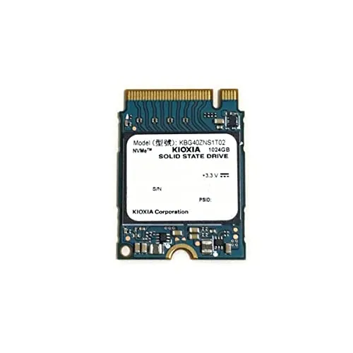 Kioxia SSD 1TB BG4 M.2 2230 30mm KBG40ZNS1T02 NVMe PCIe Gen3 x4 ソリッドステートドライブ Dell HP Lenovo ノートパソコン デスクトップ ウルトラブック IoT用