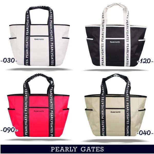 【PREMIUM CHOICE】PEARLY GATES パーリーゲイツ ニュー定番系 シグネチャーシリーズ BIGトートバッグ/ボストンバッグ 053-4181170/23D【2024-WEB限定アイテム】