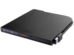 バッファローBRXL-PT6U3-BKE(ブラック)USB3.2(Gen1)対応ポータブルBD再生/書込ソフト添付