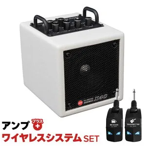 【マラソン期間中 エントリーでさらにP5倍】【簡単操作♪シールド不要で快適演奏】 Phil Jones Bass (PJB) X4C White + LGW-01 ワイヤレスシステムセット ベースアンプ モバイルバッテリー駆動対応モ