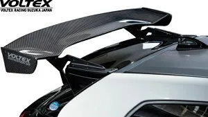【M’s】 トヨタ GRヤリス 前期 (2020.9-2024.3) VOLTEX リアウイング TYPE H3 (1,400mm) 専用ベース付 カーボン ボルテックス エアロ パーツ 部品 カスタム ドレスアップ 改造 外装 新型 現行 社外品 ヴォ