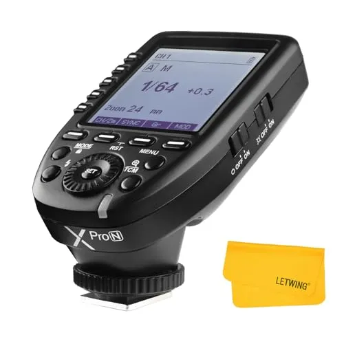 GODOX XPro-N フラッシュ トリガー 送信機 TTL 2.4G ワイヤレス HSS 高速同期 TTL オート/マニュアル/マルチフラッシュ Xpro トリガー ニコン Nikon カメラに対応