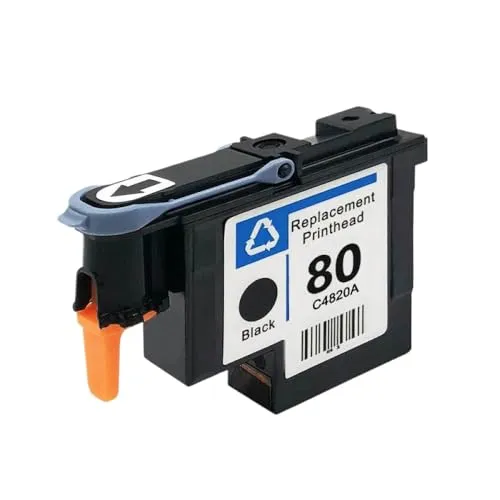 80 PrinThead C4820A C4821A C4822A C4823A DesignJet 1050 1055 1055CM 1050Cと互換性(1PCS Black)