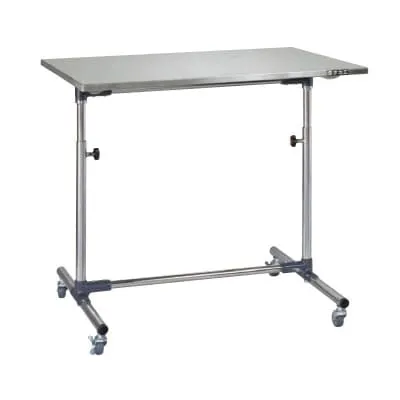 サカエ 軽量セルワーク作業台 移動式 ステンレス天板仕様 幅900×奥行600×高さ700～1000mm CL-9060SUM