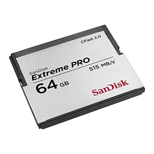 64GB SanDisk/サンディスク Extreme PRO CFast 2.0 カード R:515MB/s(3433倍速) W:240MB/s 海外リテール SDCFSP-064G-G46