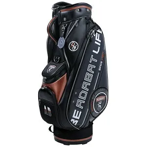 【エントリーで最大全額ポイント還元｜5/6まで】 アダバット｜adabat キャディバッグ ABC429(9.0型/47インチ対応/ブラック×カッパー)