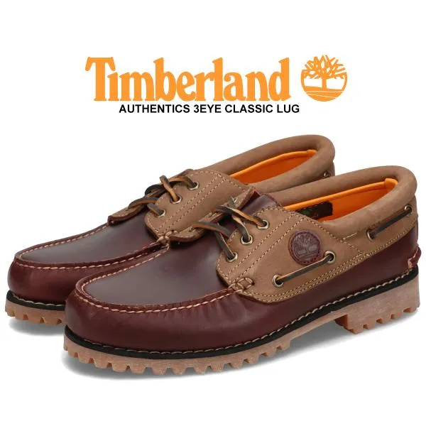 [ポイント10倍] ティンバーランド オーセンティック 3アイレット クラシック Timberland AUTHENTICS 3EYE CLASSIC LUG BURGUNDY FULL GRAIN a2pdq ew