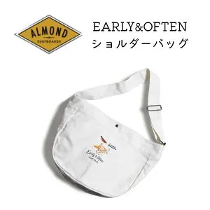 アーモンドサーフボードデザイン Almond Surfboards＆Design EARLY&OFTEN ショルダーバッグ アーリー＆オッフン メンズ レディース ホワイト カジュアル バッグ DS9001