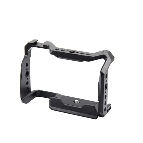 互換性がありますSony A6700用カメラケージキットに対応。木製ハンドルとARRI位置決めネジ付き。スタビライザーリグ。(A6700 Cage)