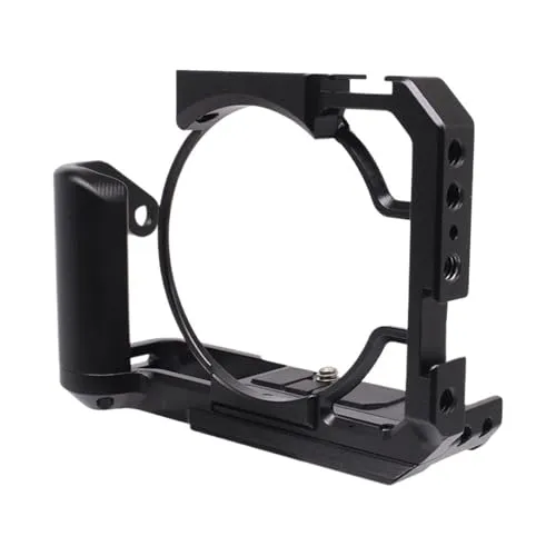 アルミニウムケージ、Compatible for Canonに対応、EOS R50 Vカメラ拡張フレームハンドル保護ケースカメラケージ、EOSR-50V R50Vスタビライザーブラケットに対応、カメラアクセサリー