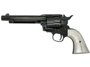 ガスガン マルシン コルト SAA .45 1st Gen. Late アーティラリー Xカートリッジ パール調プラグリップ仕様 WディープブラックABS 2025年生産モデル