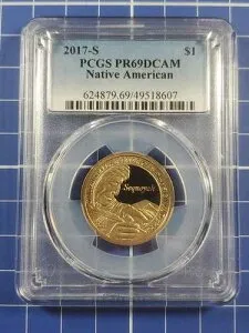 2017 S $1 サカガウィア ドル PCGS PR69DCAM