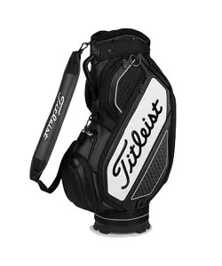 【条件達成で最大10万ポイント獲得のチャンス！4/20～4/30】タイトリスト Titleist キャディバッグ メンズ ジェットブラック ミッドサイズ キャディバッグ TB20SF4