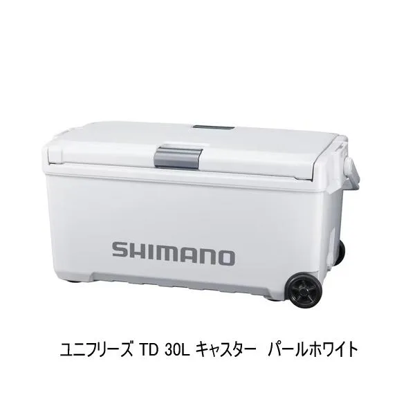 （26年3月新商品） シマノ ユニフリーズ TD キャスター ND-430Z パールホワイト 30L 160 （大型1・代引と離島不可）