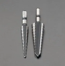 エスコ 4-12mmステップドリル(1/4"六角軸・HSS) EA825GB-1