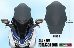 ホンダ フォルツァ MF13 HERO ウインドシールド ウインドスクリーン No.6 10200700