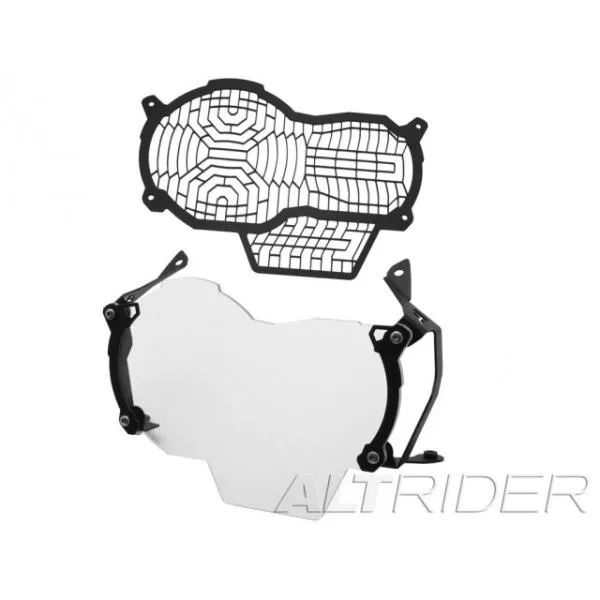AltRider アルトライダー Headlight Guard Dual-Lens Kit カラー：Black R1200 GS Exclusive Water Cooled Rallye R1200GSW BMW ヘッドライトガード 外装