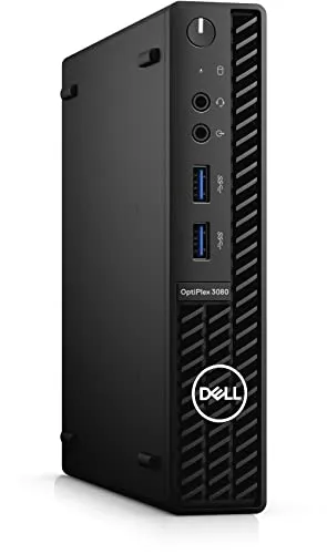 DELL 2022 Optiplex 3080 マイクロフォームファクター ビジネスデスクトップ、Intel Core i5-10500T, 32GB RAM, 1TB PCIe SSD, Wi-Fi 6, Bluetooth, 有線マウス&キーボード,