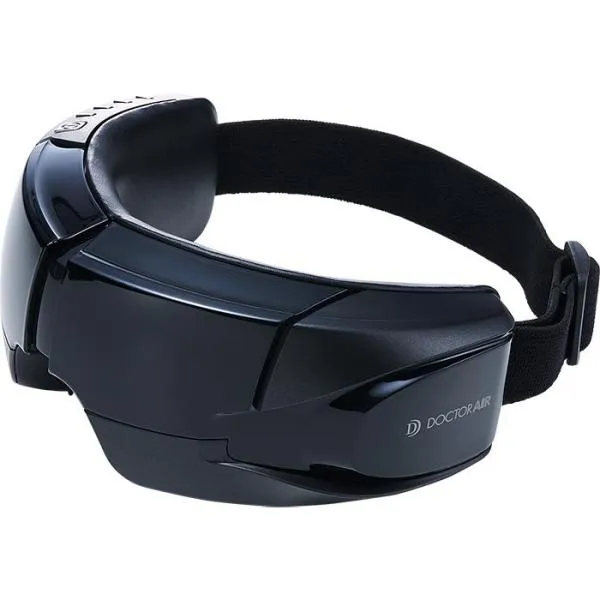 【3Dアイマジック/ブラック】DOCTOR AIR ドクターエア REM-04BK アイピロー 目元 家電 ホット 健康グッズ プレゼント 米倉涼子 送料無料