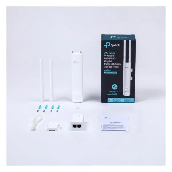 TP-Link ティーピーリンク AC1200 ワイヤレス デュアルバンド MU-MIMO対応 ギガビット Indoor/Outdoor アクセスポイント EAP225-OUTDOOR