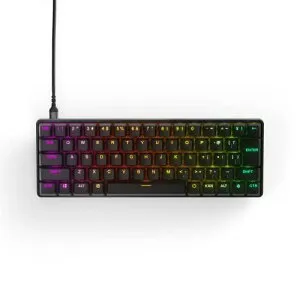 SteelSeries ゲーミングキーボード ミニサイズ Apex Pro Mini JP 有線 日本語配列 OmniPointスイッチ 2-in-1アクションキー 搭載 64825 ブラック