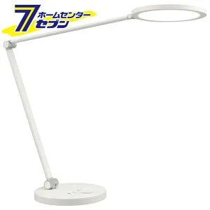 オーム電機 LEDデスクライト 調光調色 タイマー機能付 [品番]06-1850 ODS-LDC6K-W [照明器具:デスクライト]