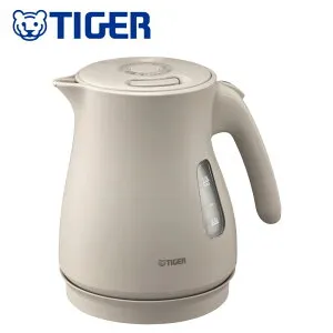 タイガー（TIGER）【PCV-A100-CU】蒸気レス電気ケトル1.0L アーバンベージュ ■7つにの安心・安全構造 ■送料無料（北海道・沖縄県・離島は送料が掛かります）