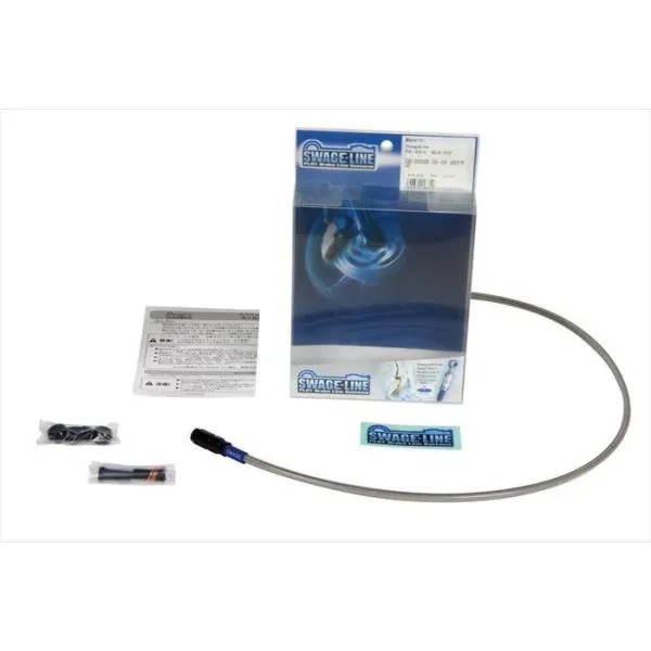 PLOT プロト 4547567823339 SwageLine フロントホースキット BLK／クリア ABSフカ シルバーウイング6／4 A