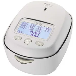 タイガー TIGER 炊飯器 3.5合 炊きたて 土鍋圧力IHジャー ご泡火炊き ミストホワイト JRX-S060WS
