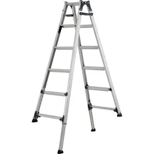 ★エントリーでP10倍！4/24 20:00-4/27 9:59★ アルインコ 伸縮脚付き はしご兼用脚立 幅広踏ざん PRT-150FX