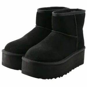 アグ UGG ムートンブーツ CLASSIC MINI PLATFORM クラシックミニ 厚底 5cmヒール ショートブーツ 1134991 0003【APSHSALE【P10