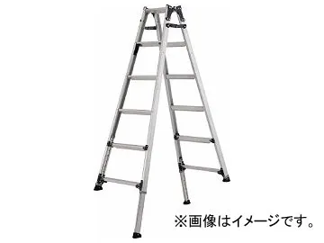 アルインコ 伸縮脚付きはしご兼用脚立(踏ざん幅60mm・各脚441mm伸縮) PRT150FX(8202640)