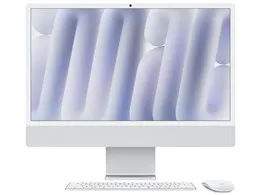 iMac 24インチ Retina 4.5Kディスプレイモデル M4チップ 10コアGPU 512GB SSD 16GBメモリ MWUV3J/A [シルバー]