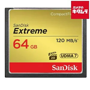 サンディスク Extreme UDMA 7 コンパクトフラッシュ カード 64GB 〔SDCFXSB-064G-J61〕〔国内正規品〕 《納期約1ヶ月》