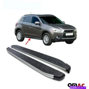 Nerf Bar 三菱ASXのランニングボード2010-2016サイドステップnerf bars non-lip alu 2x Running Boards For Mitsubishi ASX 2010-2016 Side Steps Nerf Bars Non-Slip Alu 2x【並行輸入品】