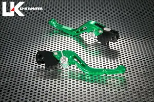 U-KANAYA ユーカナヤ GPタイプ アルミビレットレバーセット F800ST F800S BMW ブレーキ・クラッチレバーセット ハンドル周辺パーツ ハンドル レバーカラー：グリーン / アジャスターカラー：オレン