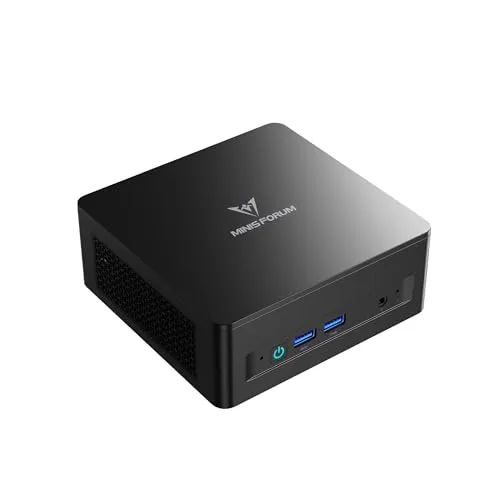 MINISFORUM UM690L Slim MINI PC、AMD Ryzen 9 6900HX、16GB LPDDR5、512GB SSD、Windows 11 Pro搭載コンパクトPC HDMI 2.1x1、DP1.4（4K@144hz）x1、USB