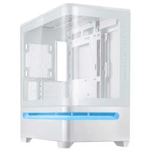 ASUS エイスース PCケース (Micro-ATXMini-ITX / 白) PRIME/AP202/TG/WHITE