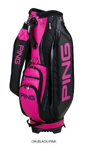 ピンゴルフ ユニセックス オーセンティックカート キャディーバッグ 4.2kg 9型 5分割 ネームプレート付属無し CB-U2504 キャディバッグ【25】