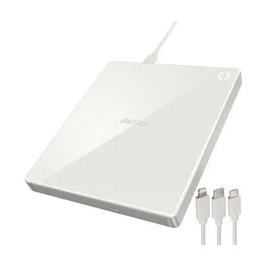 スマートフォン用CDレコーダー「ラクレコ」 ケーブルモデル RR-C1-WH 1個