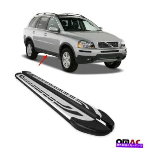 Nerf Bar ボルボXC90 2003-2014 ALUのサイドステップNERFバーランニングボード。 2個のPC Side Step Nerf Bars Running Boards For Volvo XC90 2003-2014 Alu. 2 Pcs【並行輸入品】